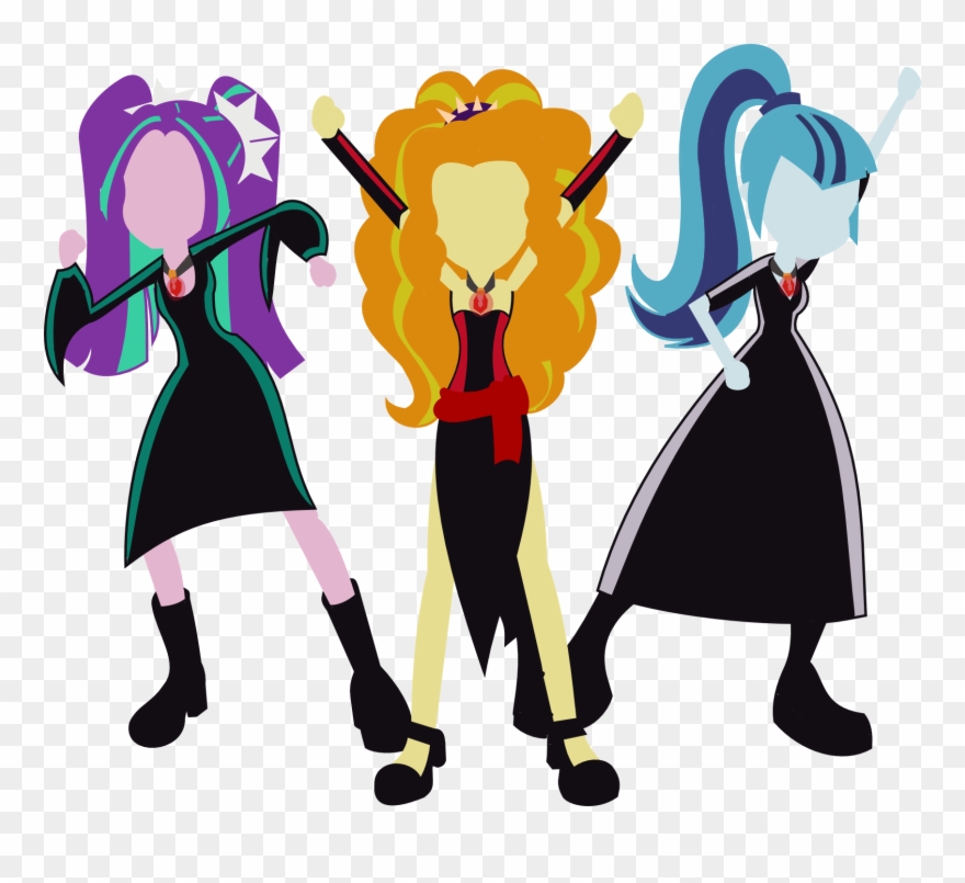 Adagio Dazzle, Alternate Costumes, Aria Blaze, Artist - My Little Pony Equestria Girls The Dazzlings Base Clipart