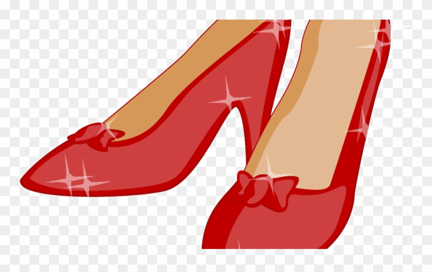 Ruby Red Slippers Icon Clipart