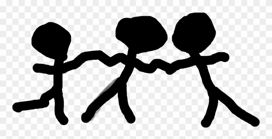 Hand Hold Guy - Illustration Clipart