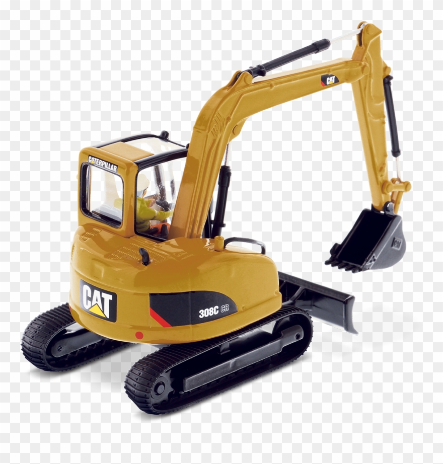 Cat 308c Cr Hydraulic Excavator - Diecast Excavator Clipart