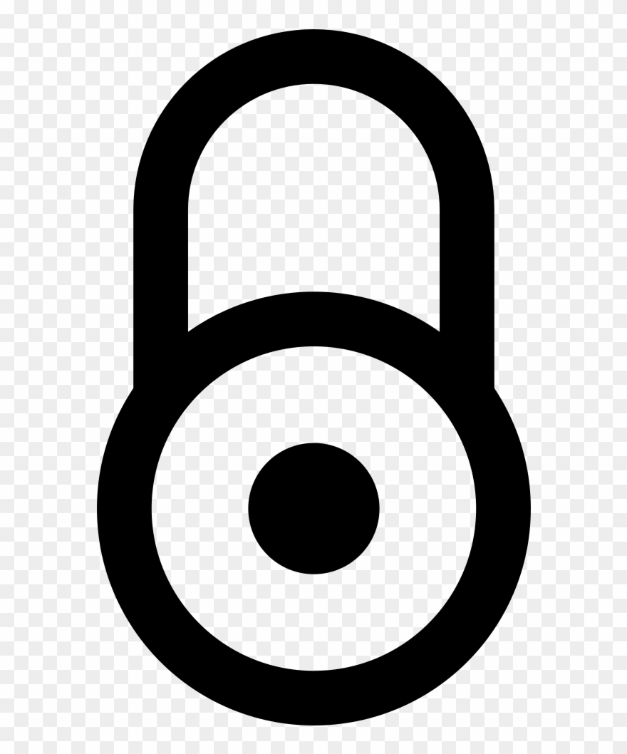 File - Registration-required Lock - Svg - Circle Clipart