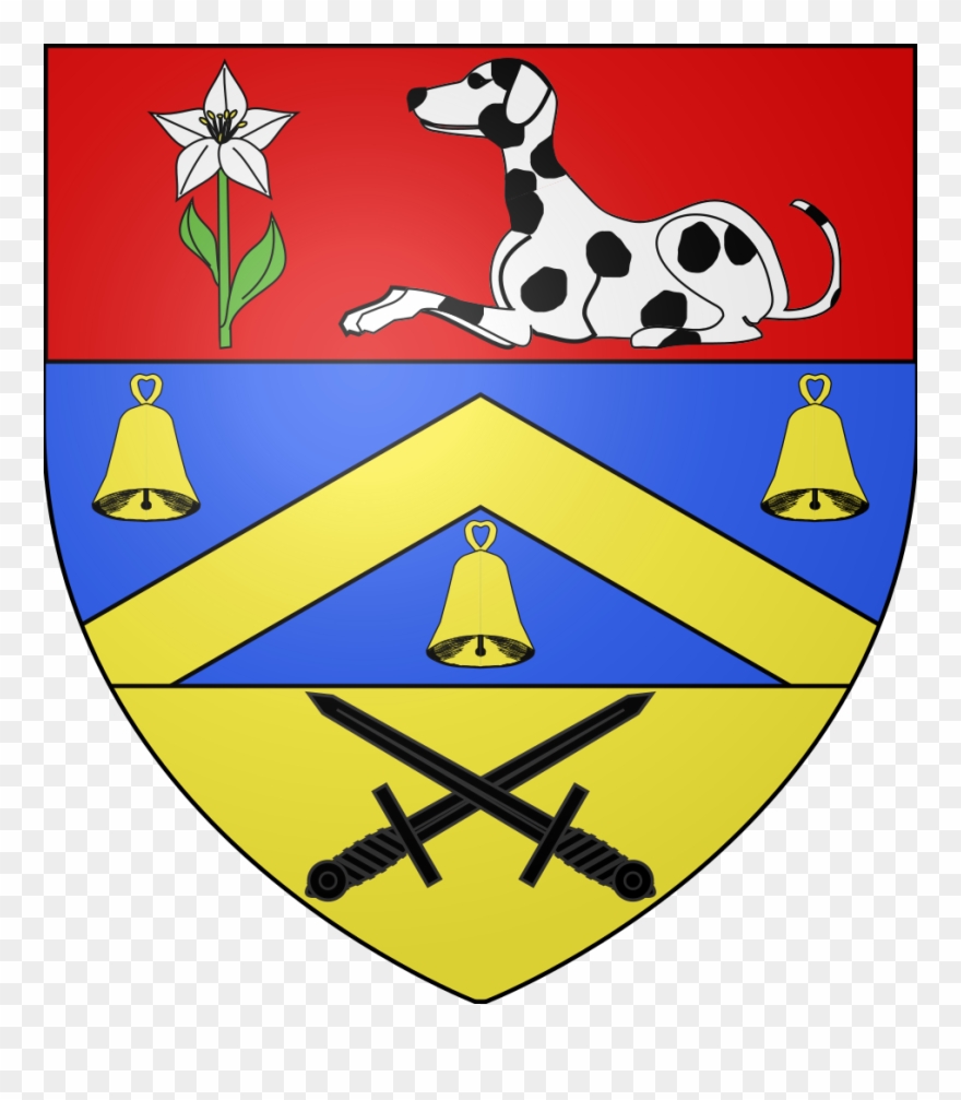 Blason Fam Fr Acloque D'hoquincourt - Crest Clipart