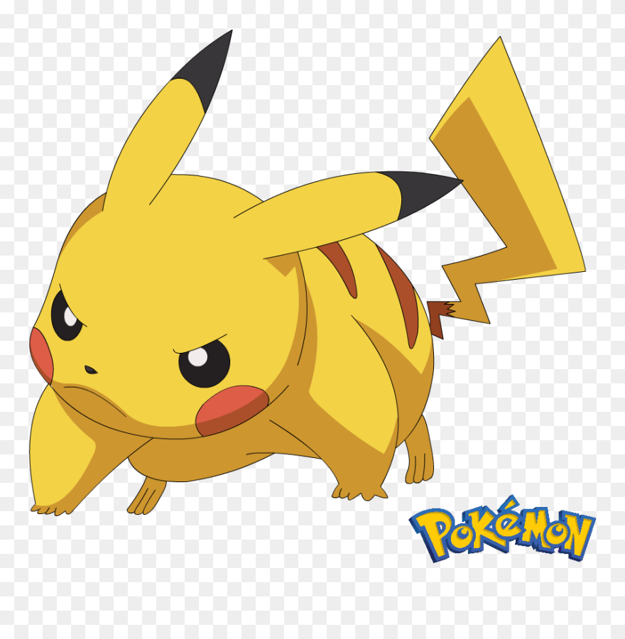 Angry Pikachu Transparent Png - Pikachu Angry Transparent Clipart