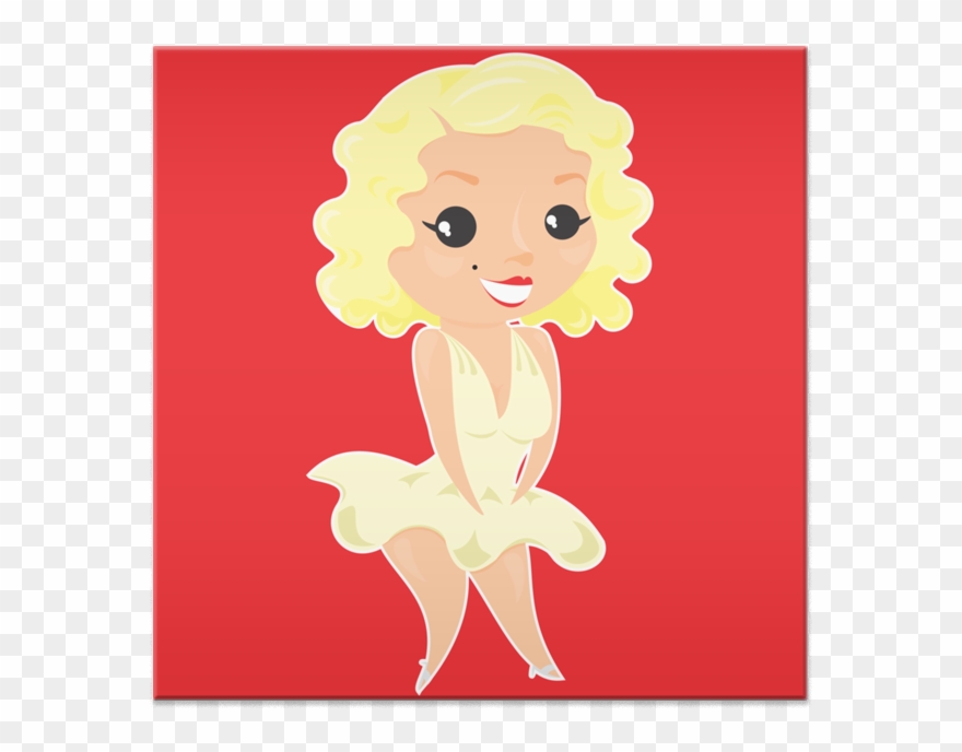 Azulejo Marilyn Monroe De Estúdio Agridocena - Cartoon Clipart
