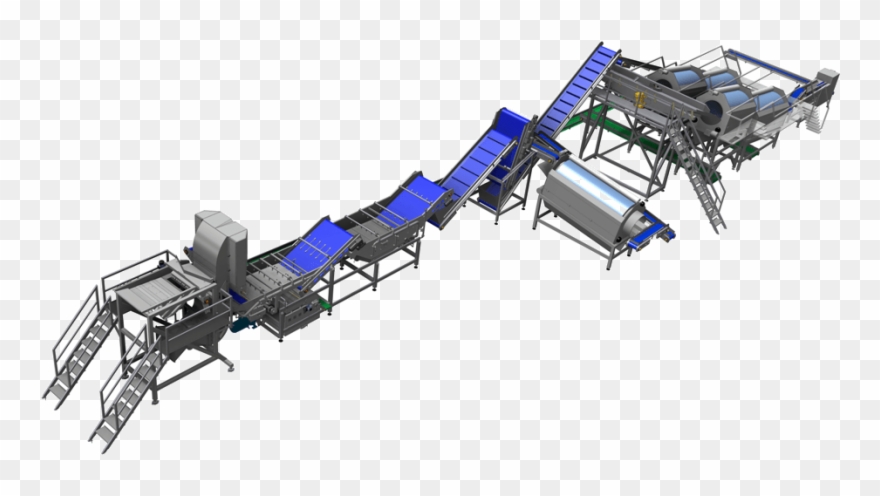 Complex Solution For Green Bean - Assembly Line Clipart