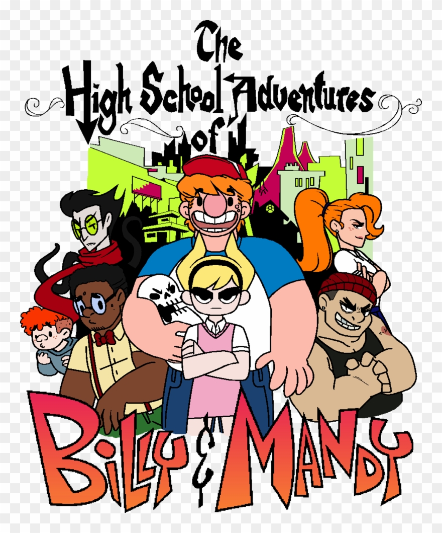 Grim Teens By Sallychan - Grim Adventures Of Billy And Mandy Billy X Mandy Clipart