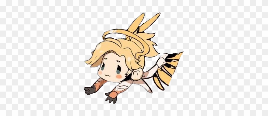 #mercy #cute #smol #small #healer #overwatch #overwatchmercy - Cartoon Clipart