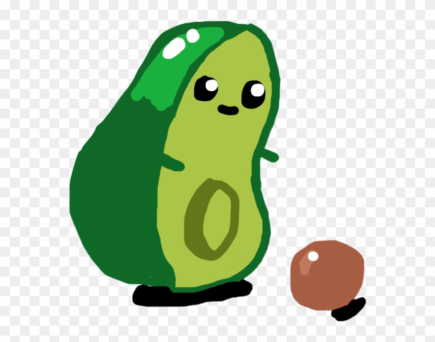 #avocado #cute #green #art #aww #freetoedit Clipart