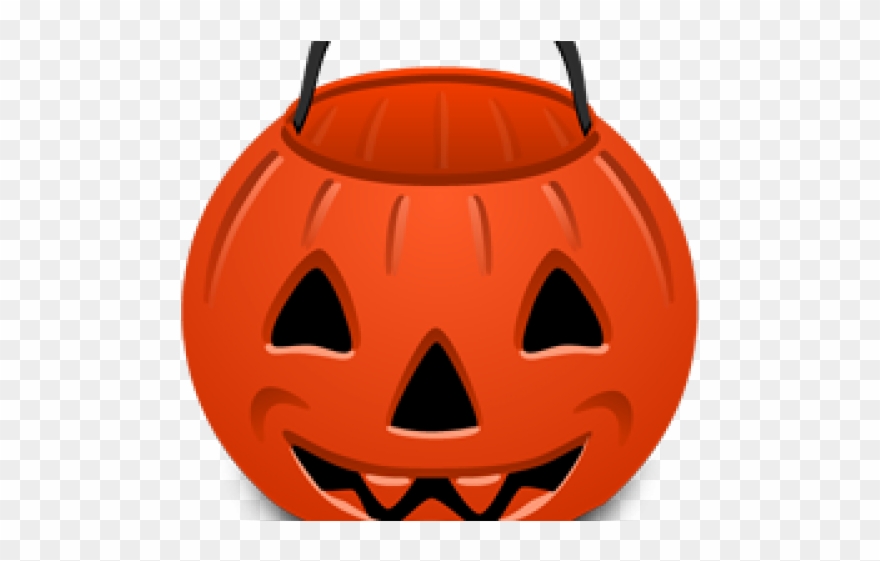 Bucket Clipart Pumpkin - Jack-o'-lantern - Png Download