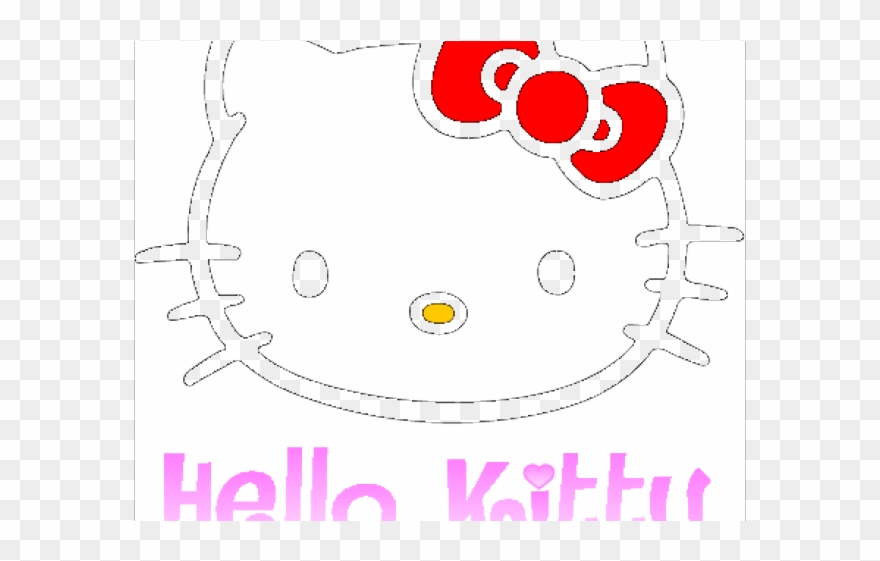 Hawaii Clipart Hello Kitty - Hello Kitty Head Vector - Png Download