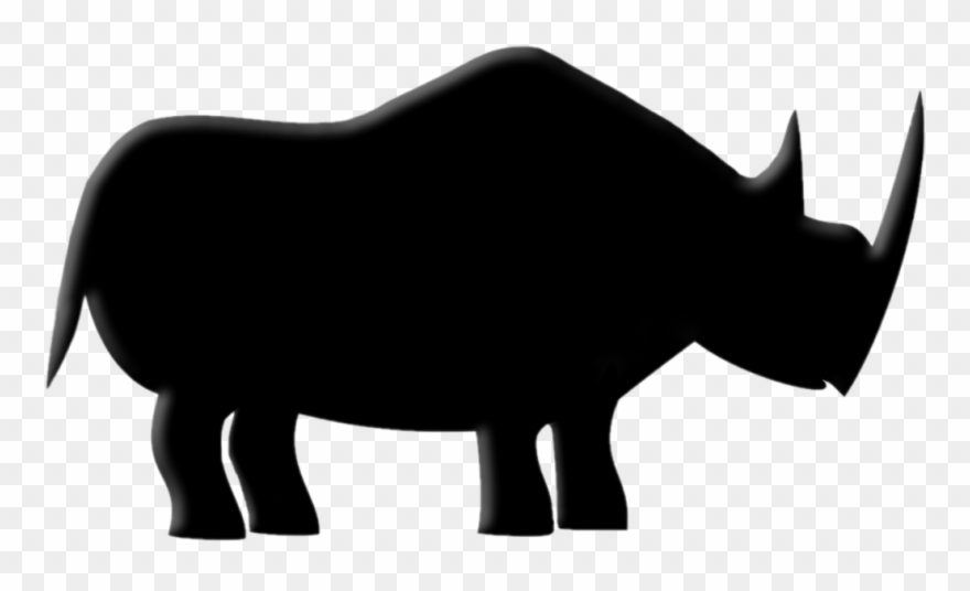 Black Rhino Clipart