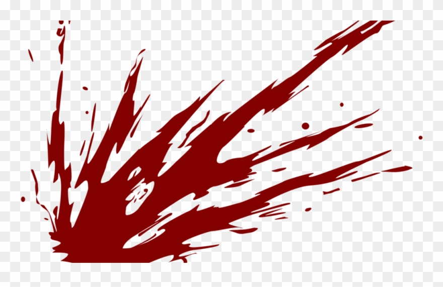 Blood Splatter Cartoon Png Clipart