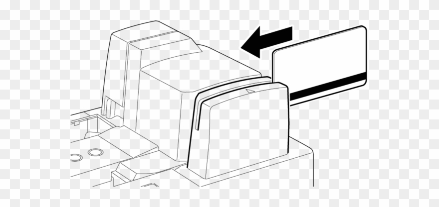 Diagram Of Magnetic Ink Character Reader Clipart