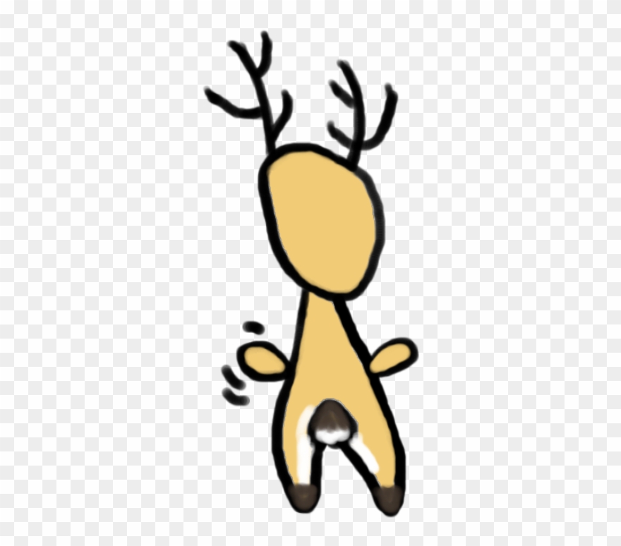 Reindeerbutt Clipart