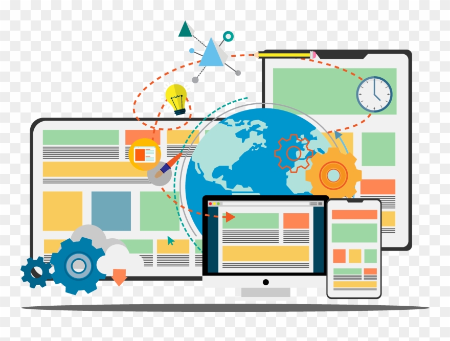 Website Is The Gateway To The Whole World For Any Kind Clipart