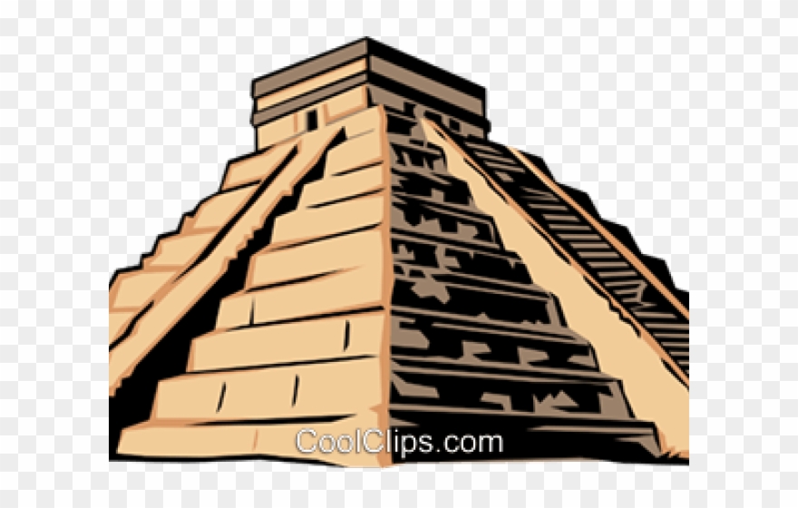 Pyramid Clipart Ziggurat - Mayan Pyramid Clipart - Png Download