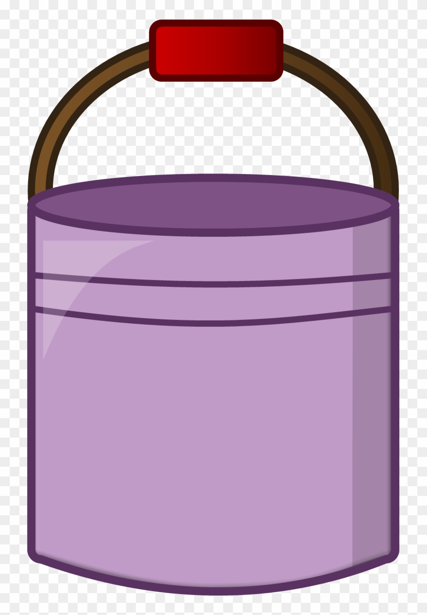 Purple Clipart Bucket - Png Download