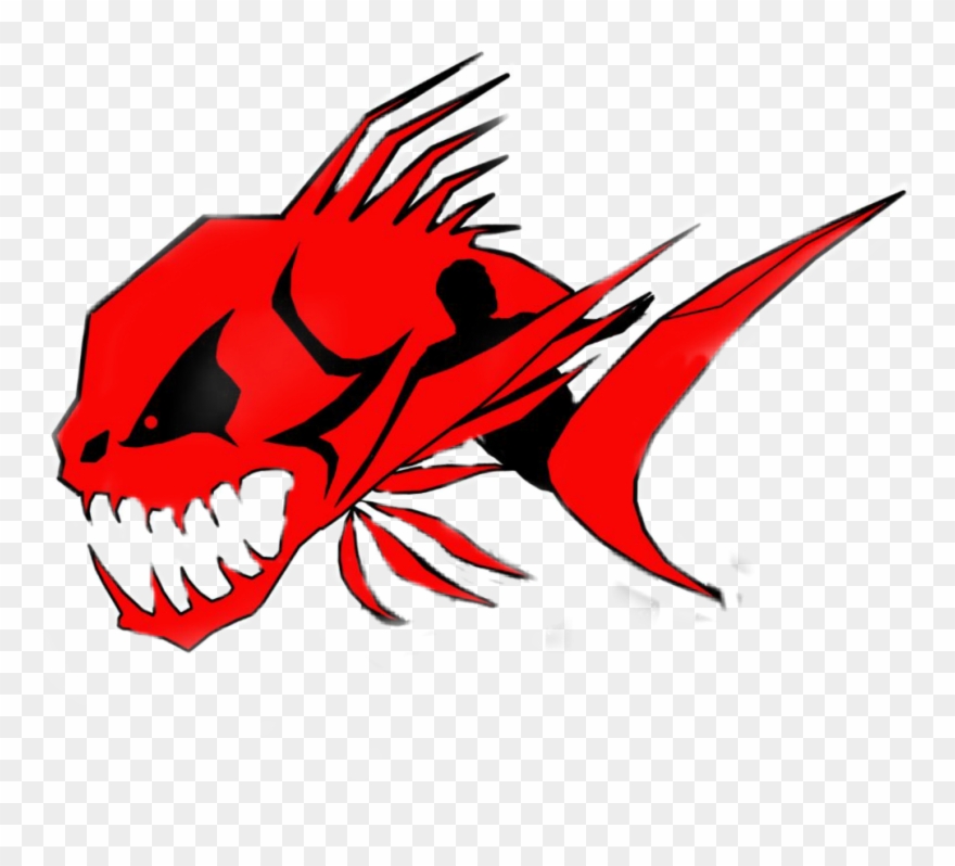 #piranha - Emblem Clipart