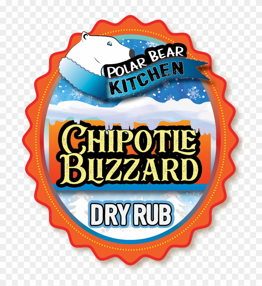 Chipotle Blizzard - Label Clipart