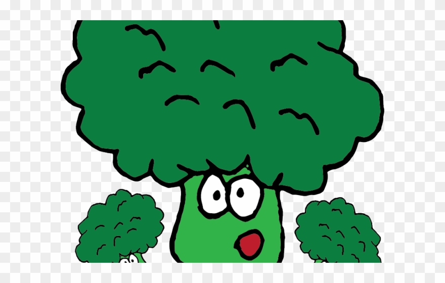 Broccoli Clipart Dark - Png Download