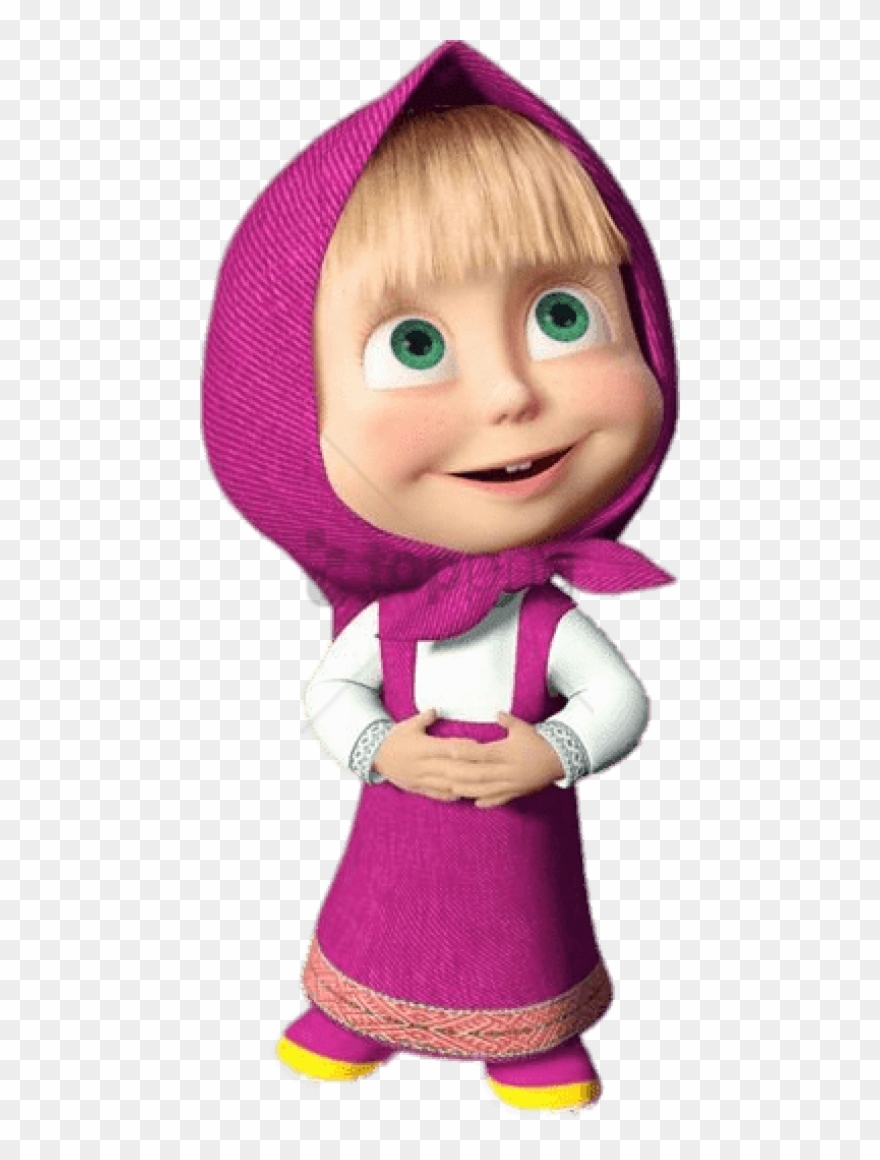 Masha And The Bear Animation Clip Art - Masha Vetor - Png Download