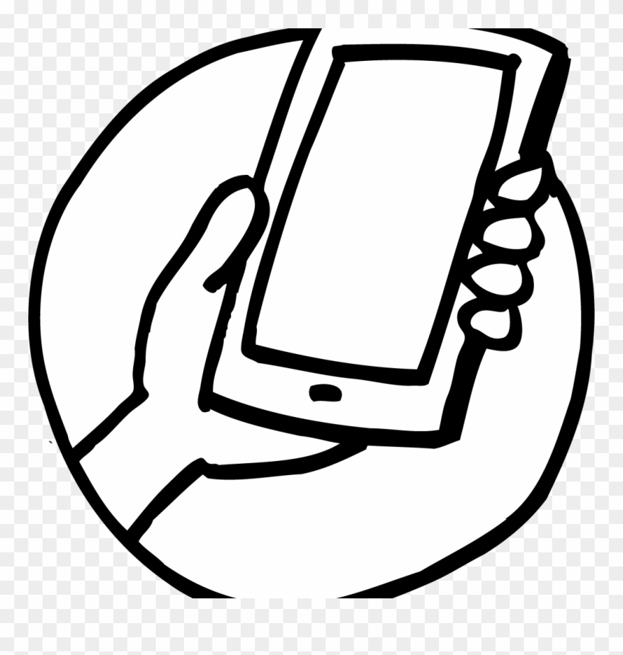 Gdpicture Us Page Phone Drawing Easy Megaphone Earphone - Phone Drawing Png Clipart