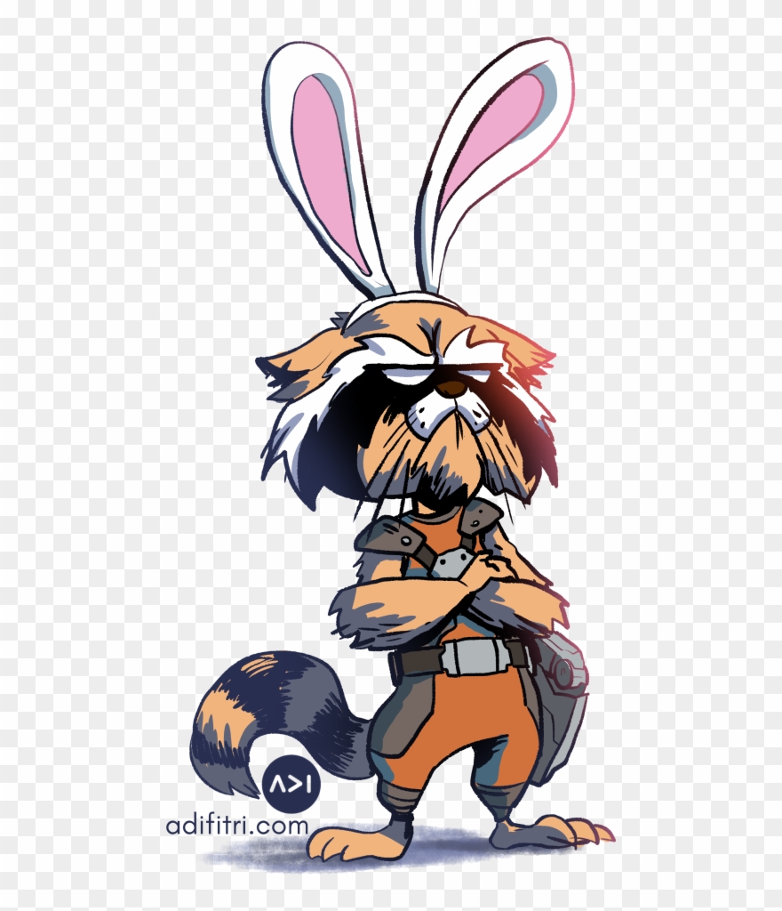 327 Kb Png - Sweet Rabbit Rocket Clipart