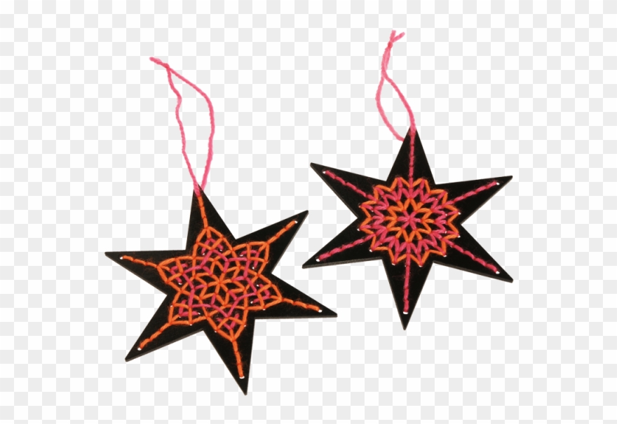 Wooden Ornaments "stars For Stitching\ - Chicago Blackhawks Logo With Bandana Clipart