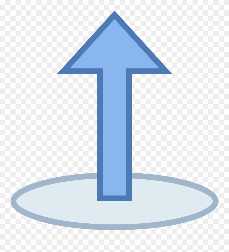 The Image Is Of An Partial Circle With An Arrow In - Sign Clipart