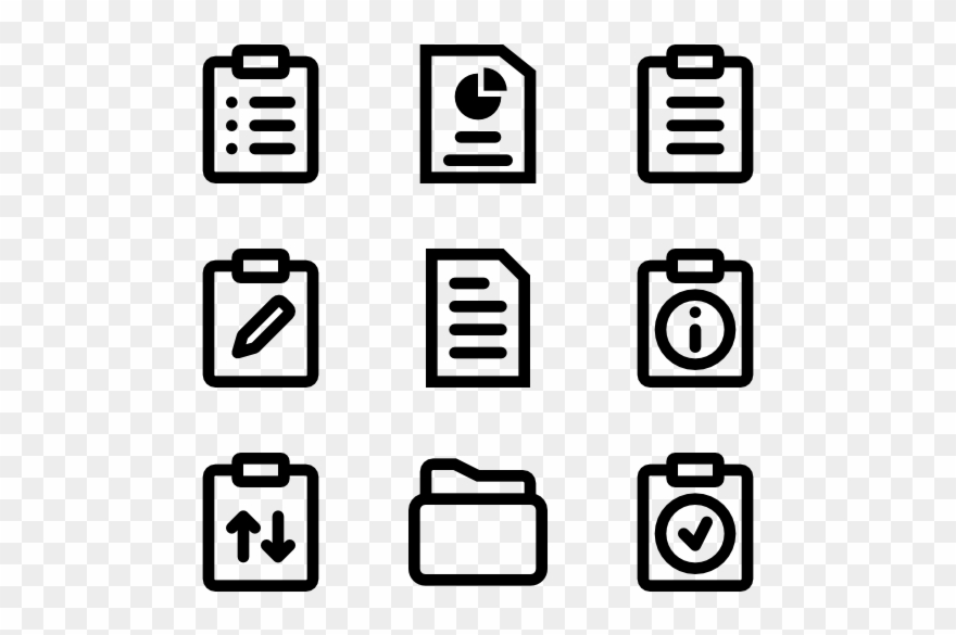 Files & Folders - Server Icon Vector Free Clipart