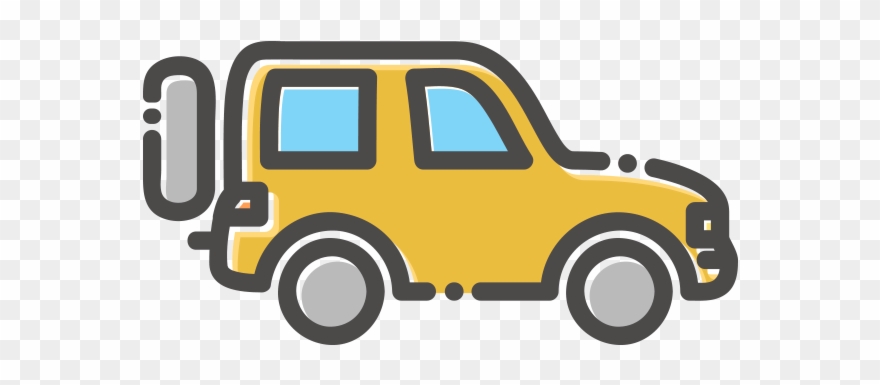 4x4 - Jeep Wrangler Clipart