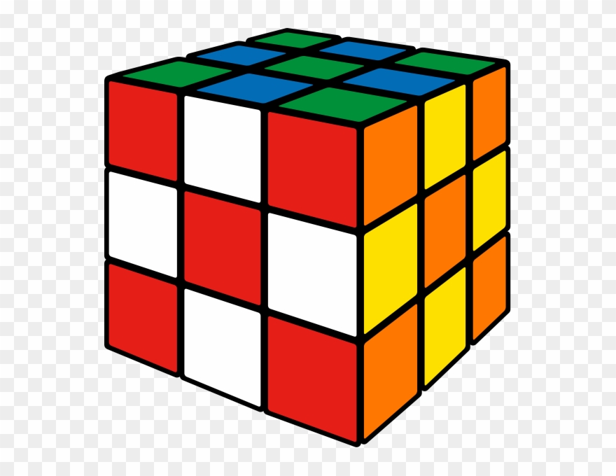 Rubiks Cube Soccer2 - Black And White Rubiks Cube Clipart