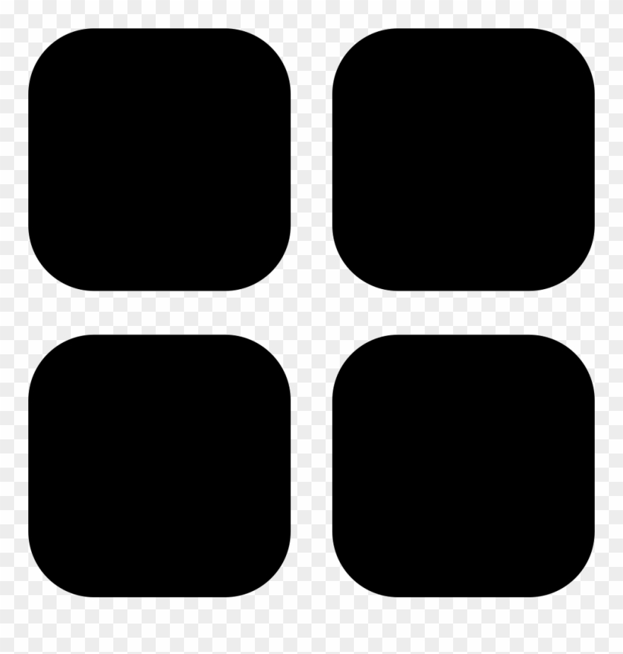 Png File Svg - Four Square Icon Png Clipart