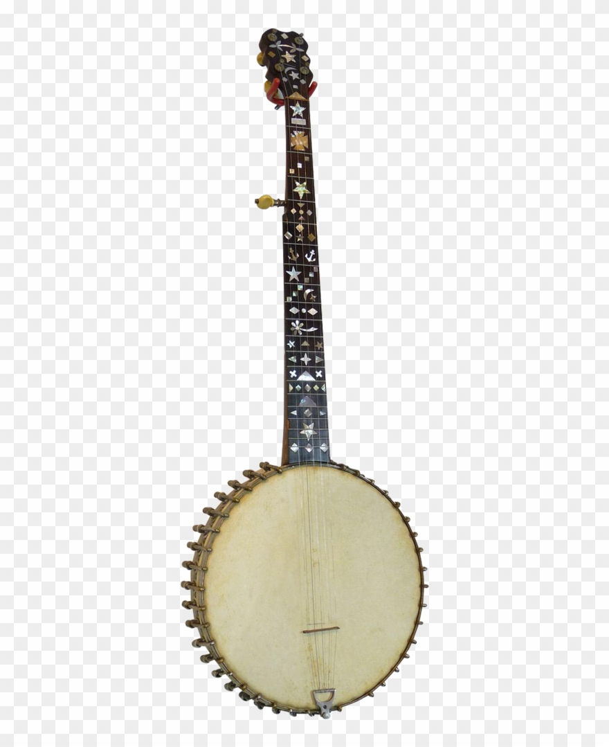Joseph Ricketts Philadelphia - 19 Fret 5 String Banjo Clipart