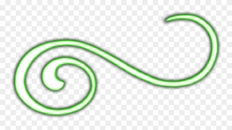 #ftestickers #swirl #light #effect #green - Illustration Clipart