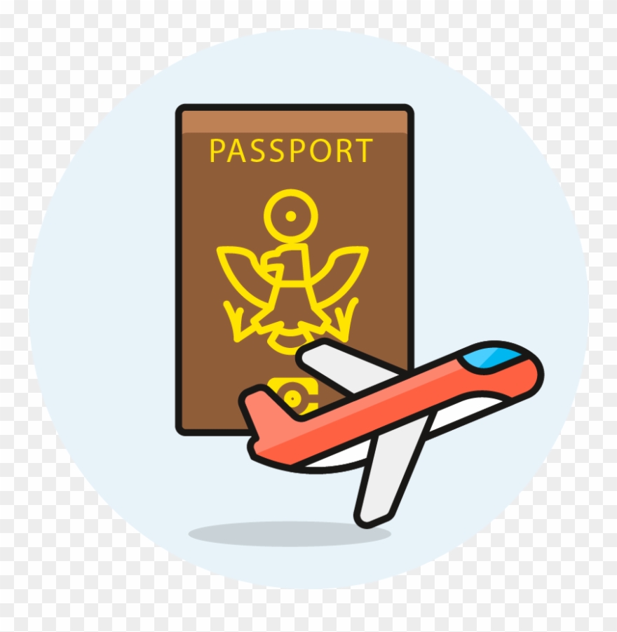 Image Creator Pushsafer Send Push Notifications Easy - Passport Airplane Clipart Png Transparent Png