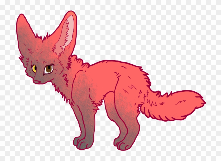 A Little Kinzi Popped Out Of The Bush - Red Fox Clipart