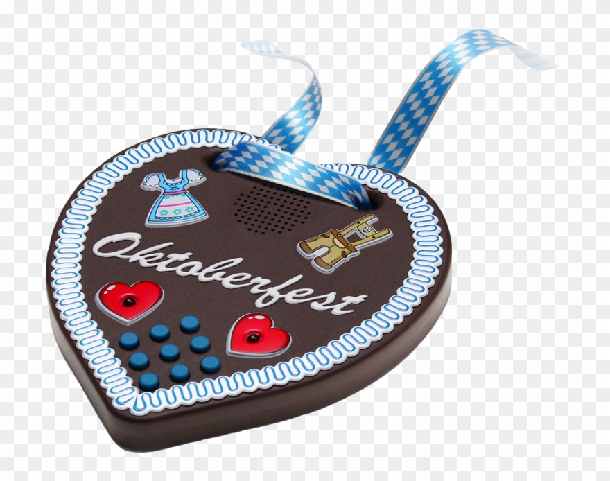 Bavarian Sound Machine "gingerbread Heart" From Malescha - Cake Clipart