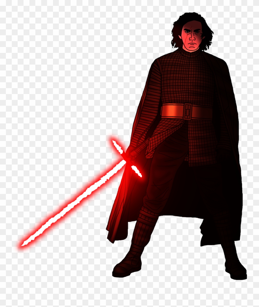 Transparent Back Bras Transparent Background - Kylo The Last Jedi Clipart