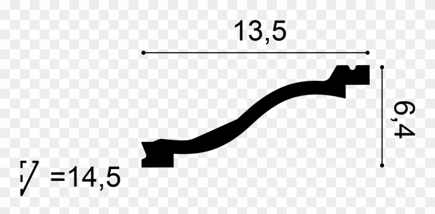 C331 Cornice Moulding C331 Cornice Moulding Image Cross - 20th Screen Actors Guild Awards Clipart