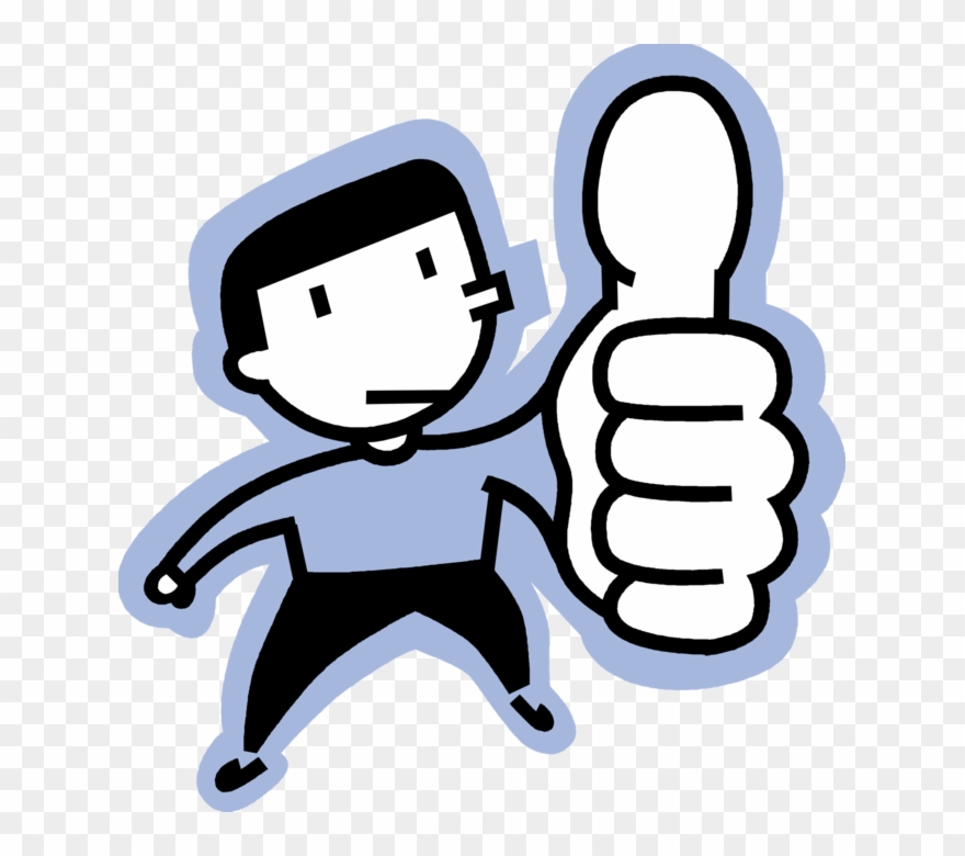 Thumb Vector Illustration - Thumbs Up Huaman Vector Png Clipart