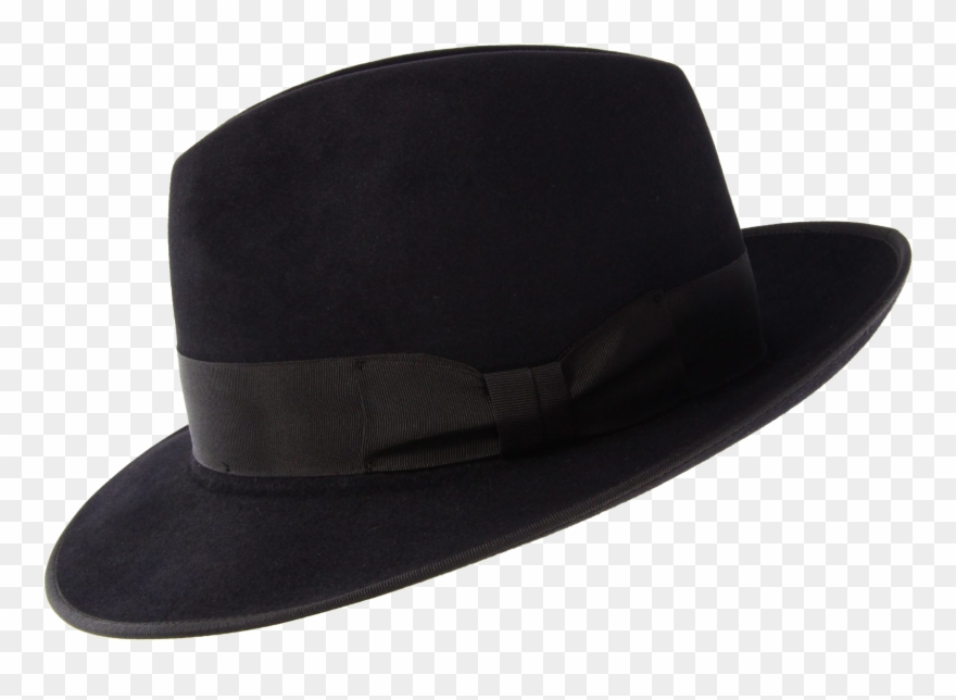 Png Hats - Black Hat Fedora Clipart