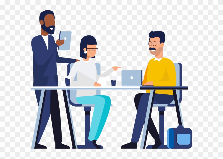 Use Your 7 Day Free Trial To Build A Great Advert And - Office Work Environment Vector Png Clipart