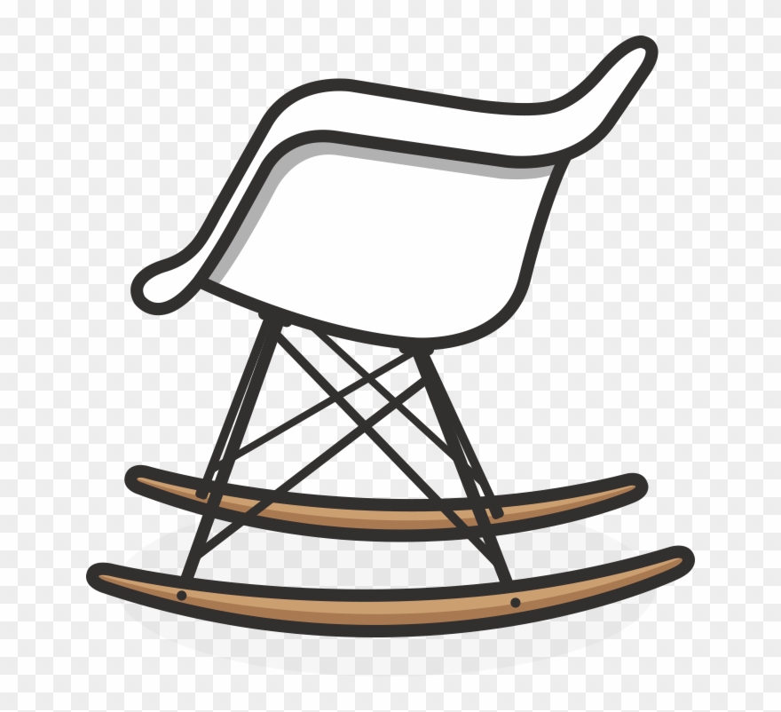 Rar • Eames Plastic Armchair - Rocking Chair Clipart