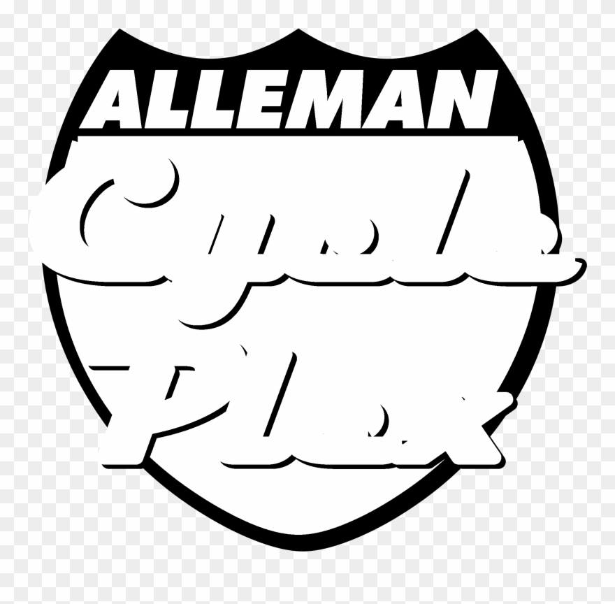 Alleman Cycle Plex Logo Black And White , Png Download Clipart