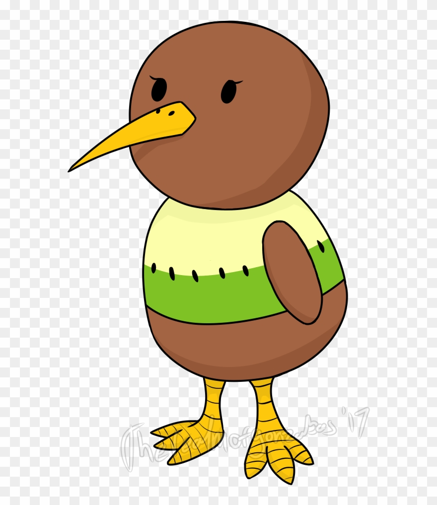 Kiwi Villager - Cartoon Clipart