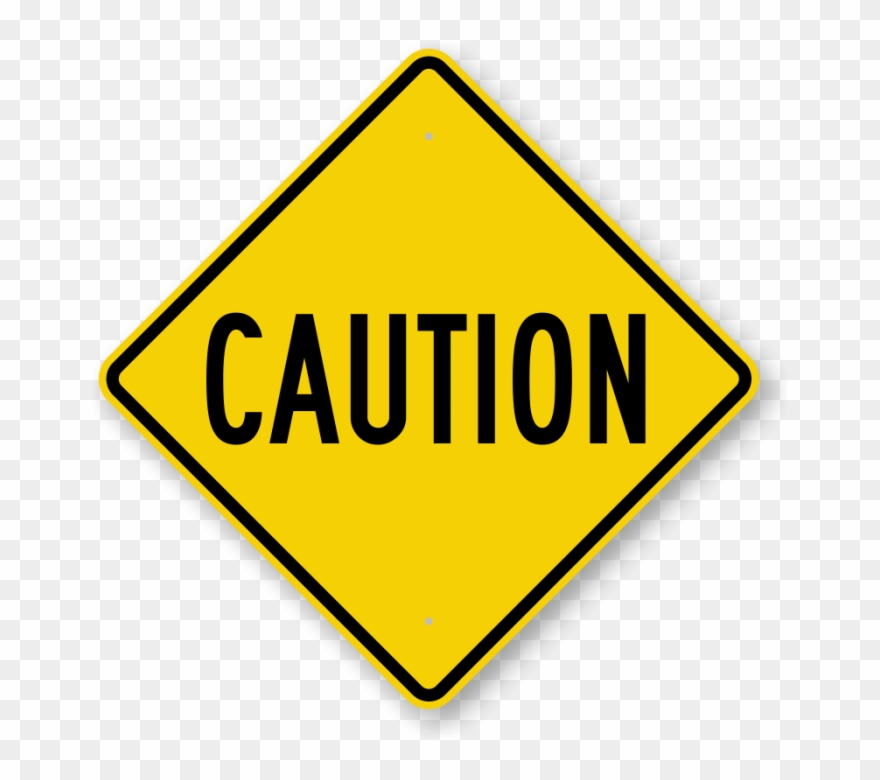 Danger Ahead Png Photos - Caution Sign Clipart