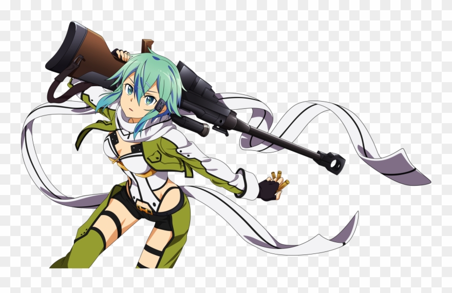 Sao Transparent Fatal Bullet - Sword Art Online Sinon Png Clipart