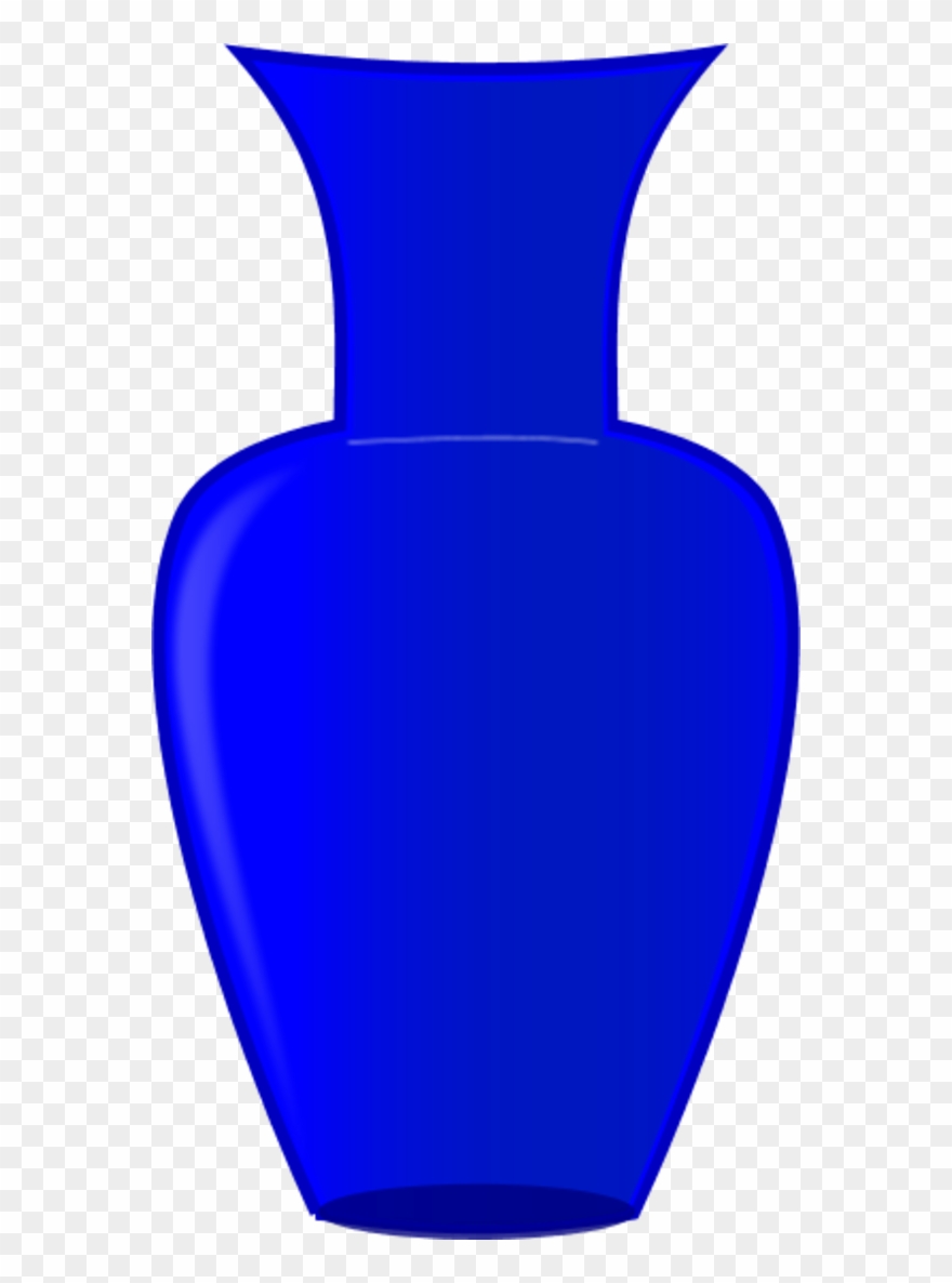 Vase Clipart 2 Flower - Vase Clipart Transparent Background - Png Download