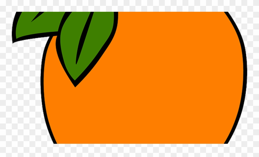 Rose Flower Silhouette - Orange Clip Art - Png Download